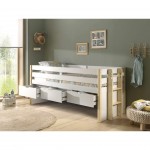 Margrit Mid-Sleeper Κρεβάτι   VIMGKB9124 για στρώμα 90 Χ200cm(εκθεσιακο)